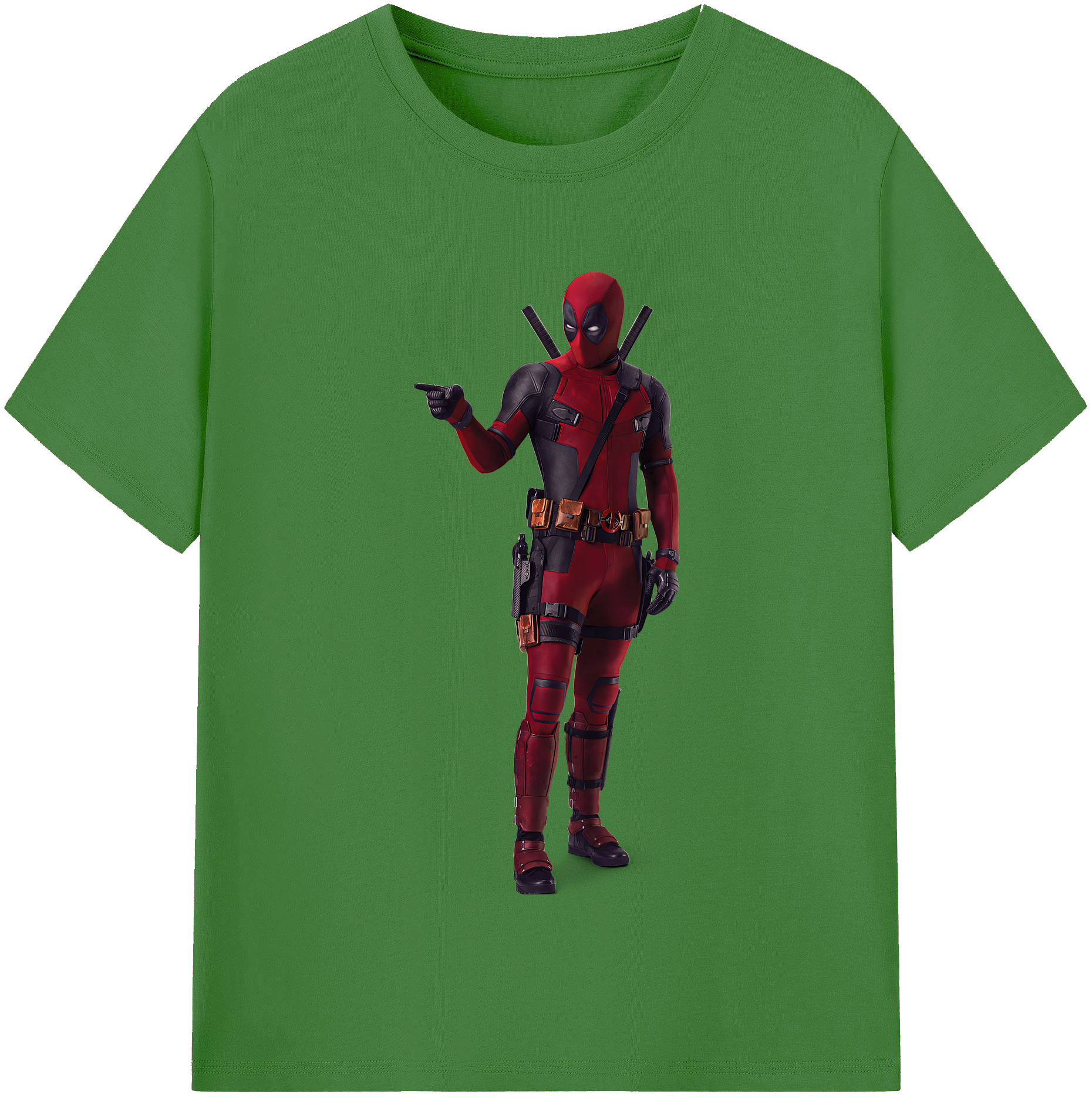 （画像用） Deadpool デッドプール レディースカジュアルプリントTシャツ（綿100％）
